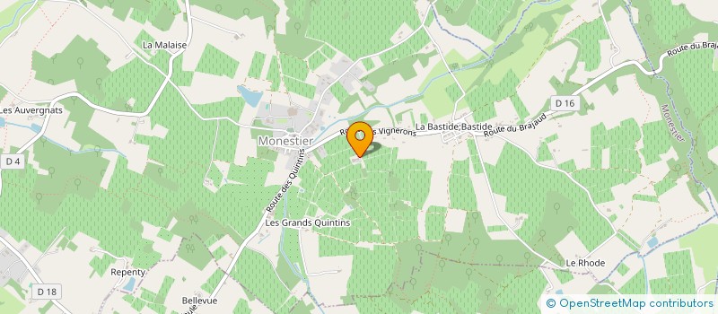 localisation de l'entreprise MADAME CHRISTELLE SAVART  SIGOULES-ET-FLAUGEAC