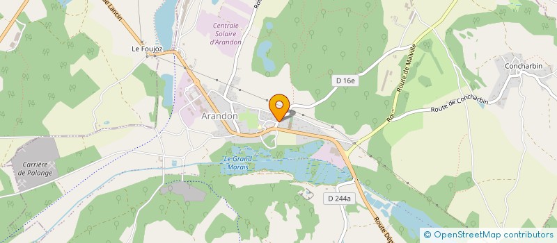 localisation de l'entreprise MADAME CHRISTELLE SCHATZ à ARANDON-PASSINS