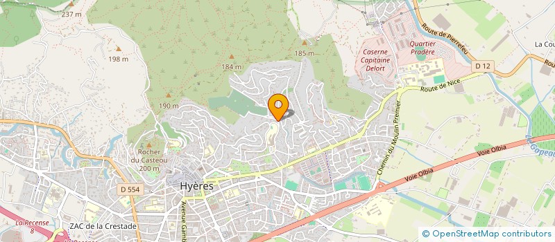 localisation de l'entreprise MADAME CHRISTELLE SCHLOSSER à HYERES