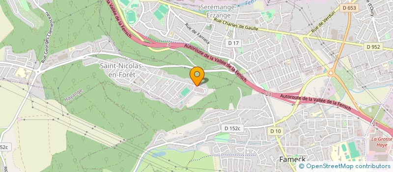 localisation de l'entreprise MADAME CHRISTELLE SCHMITZ  HAYANGE