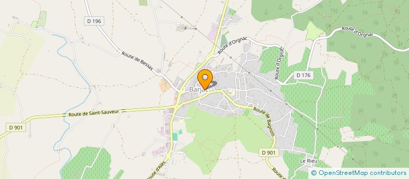 localisation de l'entreprise MADAME CHRISTELLE SCHUEBER  BARJAC