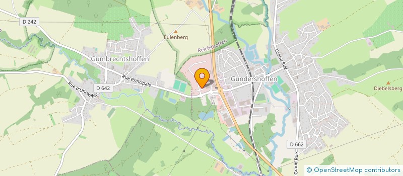 localisation de l'entreprise MADAME CHRISTELLE SCHWEIZER  GUNDERSHOFFEN