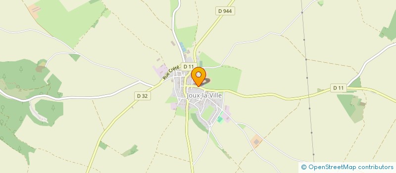 localisation de l'entreprise MADAME CHRISTELLE SEGUENOT  JOUX-LA-VILLE