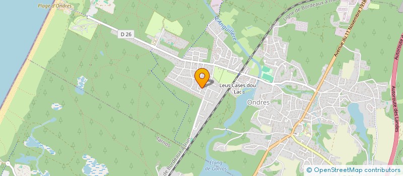 localisation de l'entreprise MADAME CHRISTELLE SEHY  ONDRES