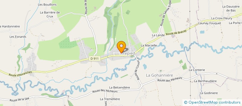 localisation de l'entreprise MADAME CHRISTELLE SEILLIER  TIREPIED-SUR-SEE