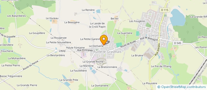 localisation de l'entreprise MADAME CHRISTELLE SEJOURNE  LOIRON-RUILLE