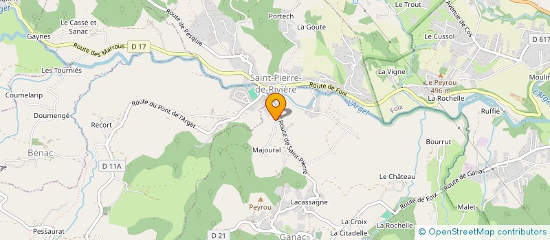 localisation de l'entreprise MADAME CHRISTELLE SENTENAC à GANAC