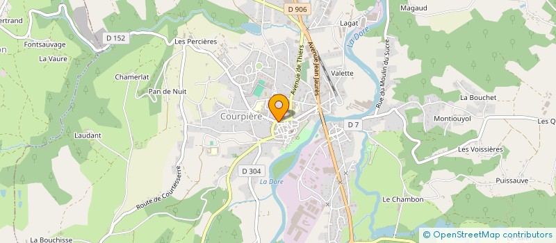 localisation de l'entreprise MADAME CHRISTELLE SERGERE à COURPIERE