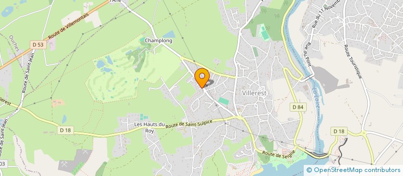 localisation de l'entreprise MADAME CHRISTELLE SEROL  VILLEREST