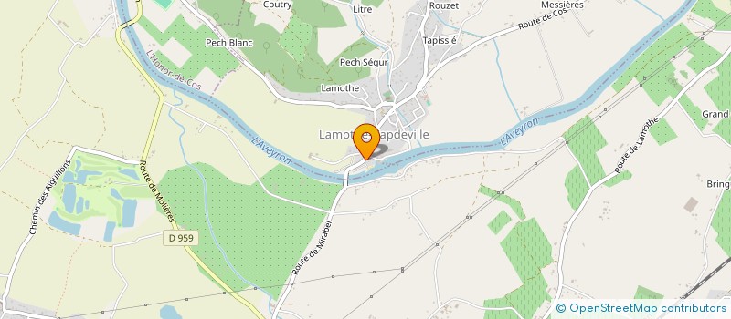 localisation de l'entreprise MADAME CHRISTELLE SERRALTA  LAMOTHE-CAPDEVILLE