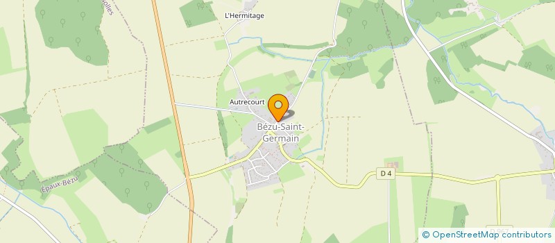 localisation de l'entreprise MADAME CHRISTELLE SICILIA  BEZU-SAINT-GERMAIN