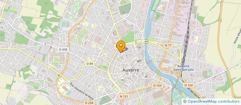 localisation de l'entreprise MADAME CHRISTELLE SIGNORET  AUXERRE