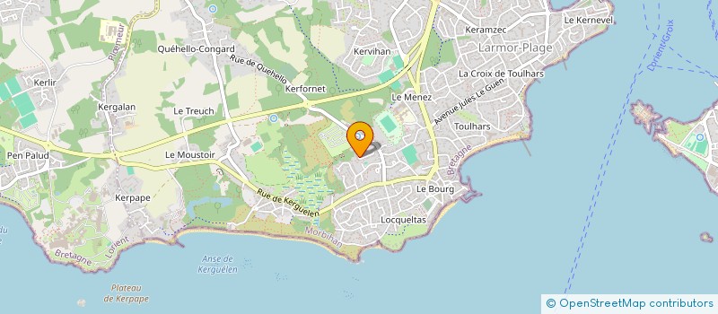 localisation de l'entreprise MADAME CHRISTELLE SILVESTRE à LARMOR-PLAGE