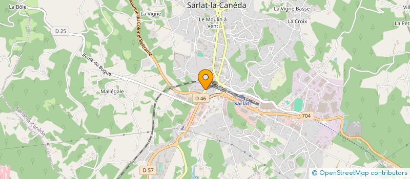 localisation de l'entreprise MADAME CHRISTELLE SIMARD à SARLAT-LA-CANEDA