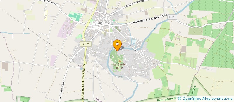 localisation de l'entreprise MADAME CHRISTELLE SIMIAN  EYRAGUES