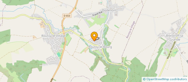 localisation de l'entreprise MADAME CHRISTELLE SIVAULT à ROUSSY-LE-VILLAGE