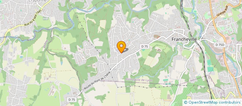 localisation de l'entreprise MADAME CHRISTELLE SOLTANE  FRANCHEVILLE