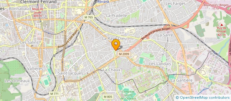 localisation de l'entreprise MADAME CHRISTELLE SOULAT  CLERMONT-FERRAND