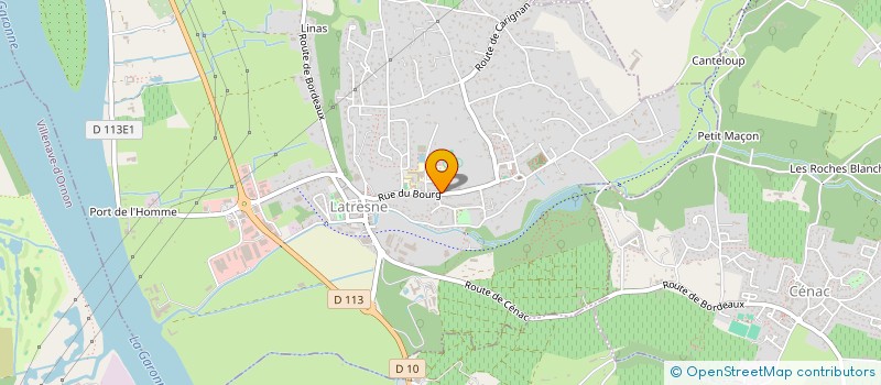 localisation de l'entreprise MADAME CHRISTELLE SOULIE  LATRESNE