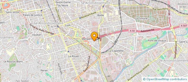 localisation de l'entreprise MADAME CHRISTELLE SPINOSI  MARSEILLE