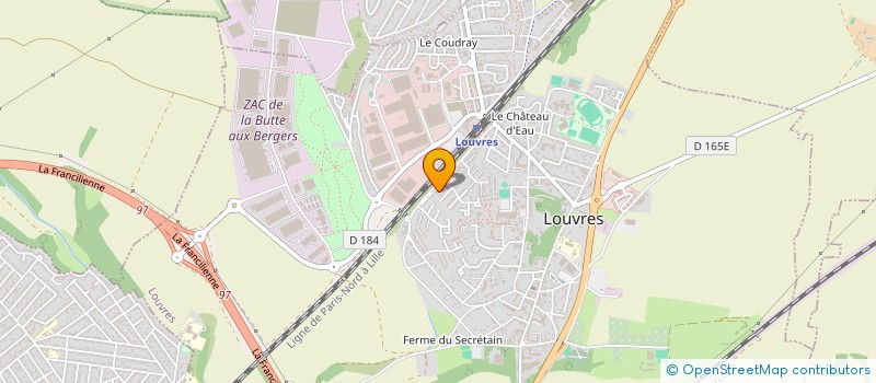 localisation de l'entreprise MADAME CHRISTELLE STAVRAKAKIS  LOUVRES