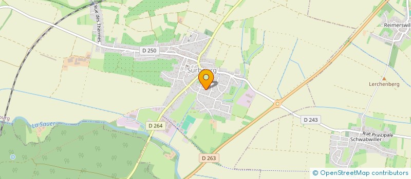 localisation de l'entreprise MADAME CHRISTELLE STRIEBIG  SURBOURG