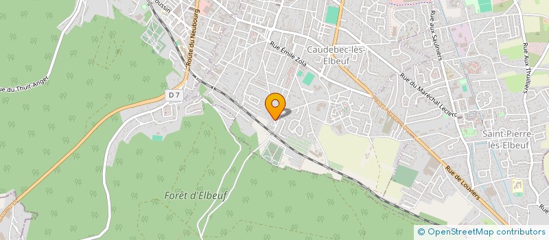 localisation de l'entreprise MADAME CHRISTELLE SUCRE  CAUDEBEC-LES-ELBEUF