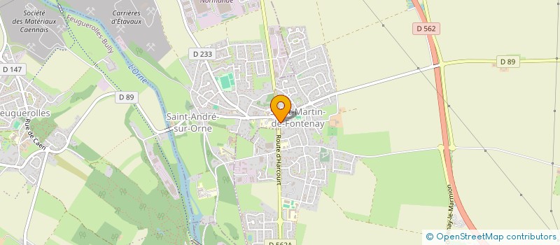 localisation de l'entreprise MADAME CHRISTELLE SURVILLE à SAINT-MARTIN-DE-FONTENAY