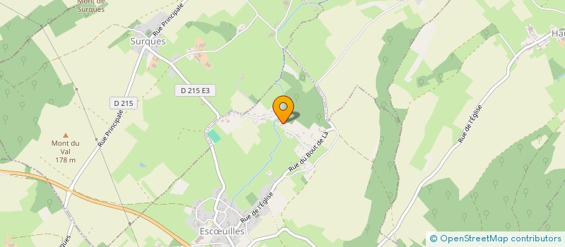 localisation de l'entreprise MADAME CHRISTELLE SYNAVE  ESCUILLES