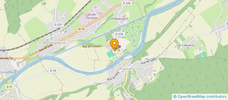 localisation de l'entreprise MADAME CHRISTELLE SZKUDLAREK  FRAISANS