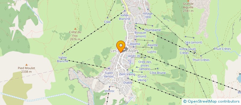 localisation de l'entreprise MADAME CHRISTELLE TACCHI  LES DEUX ALPES