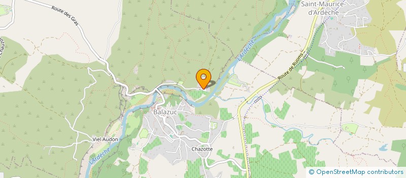 localisation de l'entreprise MADAME CHRISTELLE TASTEVIN  BALAZUC