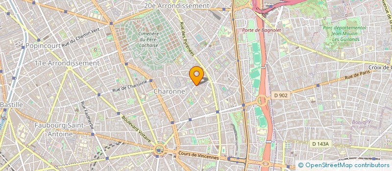 localisation de l'entreprise MADAME CHRISTELLE TAZERAC  PARIS