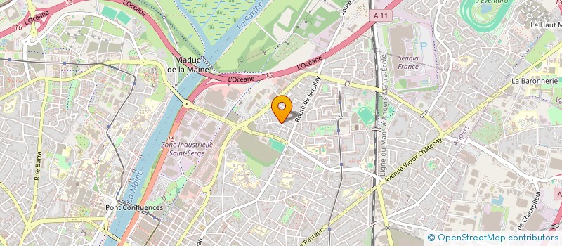 localisation de l'entreprise MADAME CHRISTELLE TCHATCHOUANG WAGNER  ANGERS