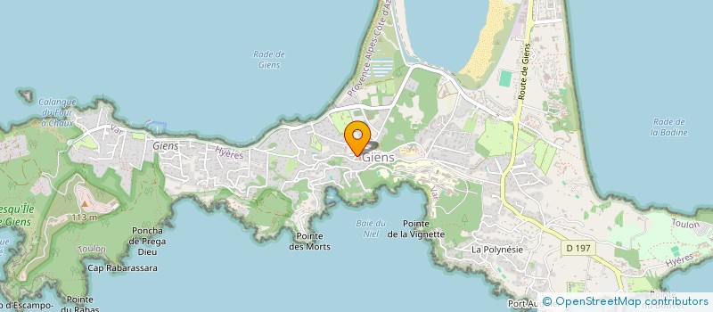 localisation de l'entreprise MADAME CHRISTELLE TCHOUAR à HYERES