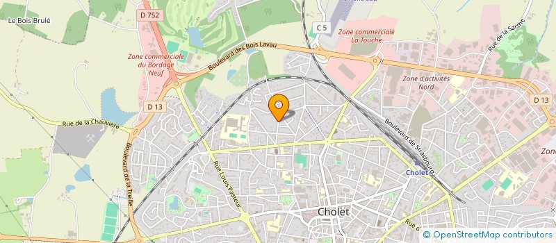 localisation de l'entreprise MADAME CHRISTELLE TEDESCHI à CHOLET
