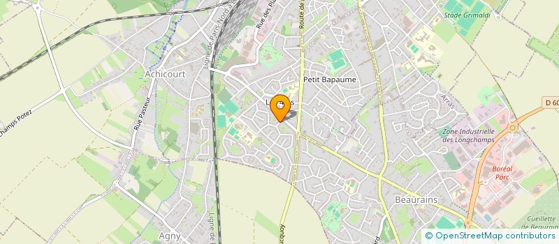 localisation de l'entreprise MADAME CHRISTELLE TEMPEZ à ACHICOURT