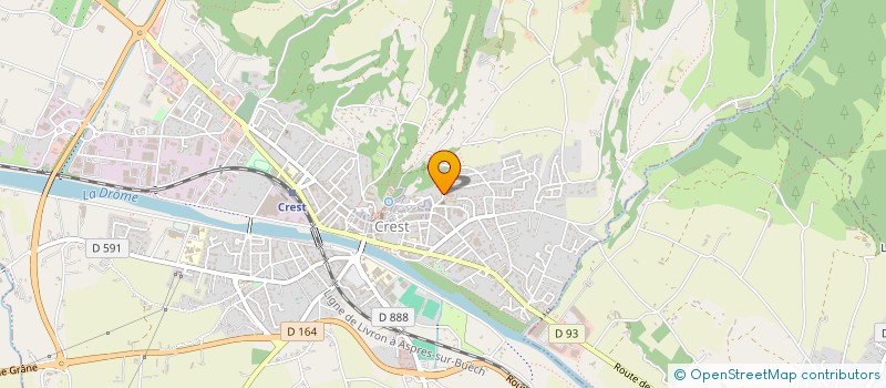 localisation de l'entreprise MADAME CHRISTELLE TERRIER  CREST