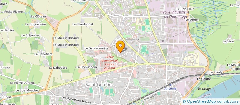 localisation de l'entreprise MADAME CHRISTELLE TERTRAIS à ANCENIS-SAINT-GEREON