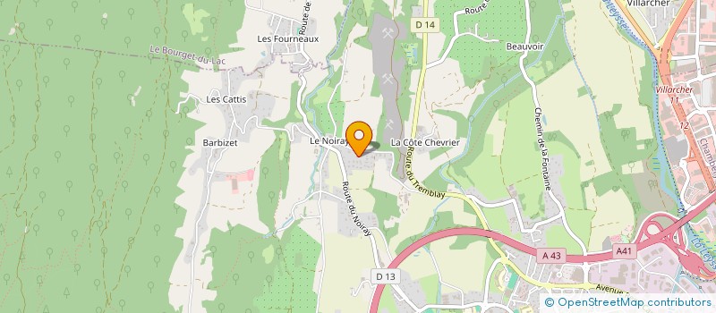 localisation de l'entreprise MADAME CHRISTELLE THABUIS à LA MOTTE-SERVOLEX