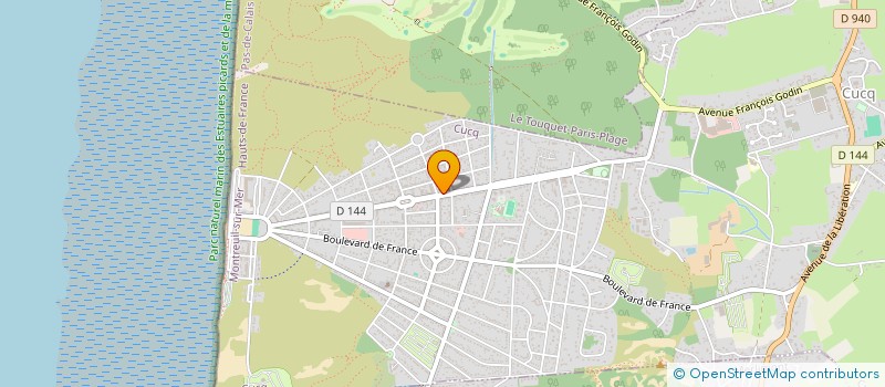 localisation de l'entreprise MADAME CHRISTELLE THEBAULT  CUCQ