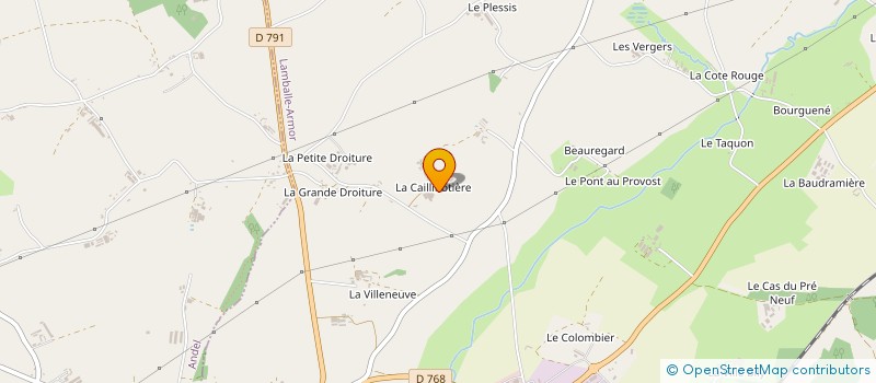 localisation de l'entreprise MADAME CHRISTELLE THIEBAUT à LAMBALLE-ARMOR