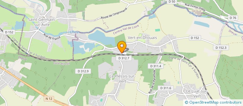 localisation de l'entreprise MADAME CHRISTELLE THOREZ à VERT-EN-DROUAIS