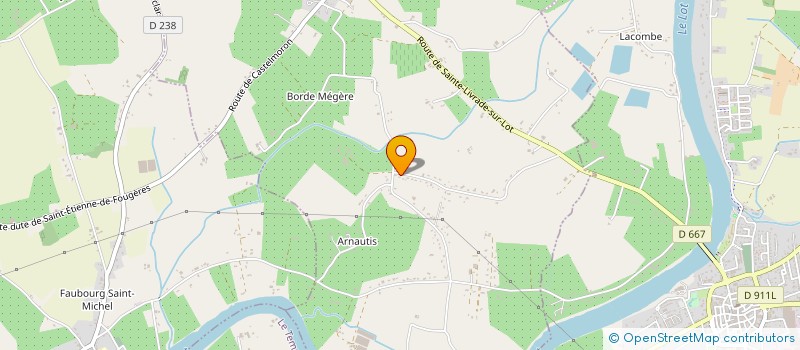 localisation de l'entreprise MADAME CHRISTELLE THOUVENOT  SAINT-ETIENNE-DE-FOUGERES