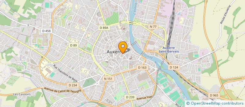 localisation de l'entreprise MADAME CHRISTELLE TIEDE à AUXERRE