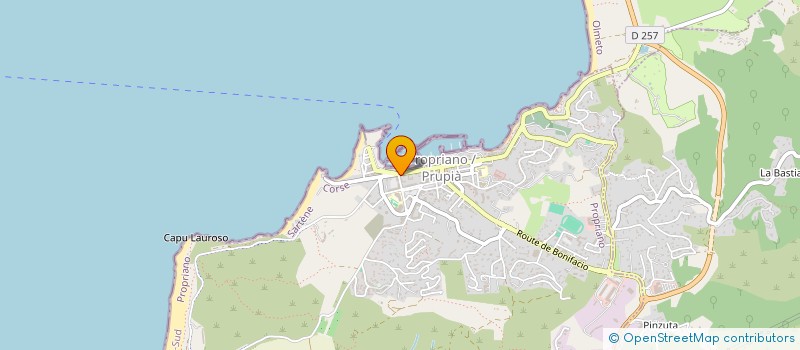 localisation de l'entreprise MADAME CHRISTELLE TOGNETTI  PROPRIANO