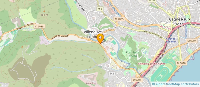 localisation de l'entreprise MADAME CHRISTELLE TOM à VILLENEUVE-LOUBET