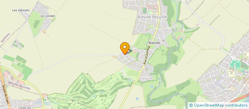 localisation de l'entreprise MADAME CHRISTELLE TOPHIN  BIEVILLE-BEUVILLE
