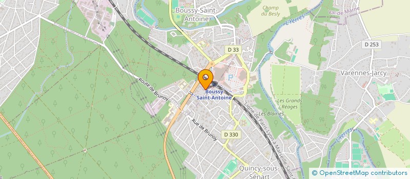 localisation de l'entreprise MADAME CHRISTELLE TORCHET  BOUSSY-SAINT-ANTOINE