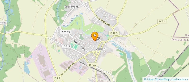 localisation de l'entreprise MADAME CHRISTELLE TOUSSAINT à AUNEAU-BLEURY-SAINT-SYMPHORIEN